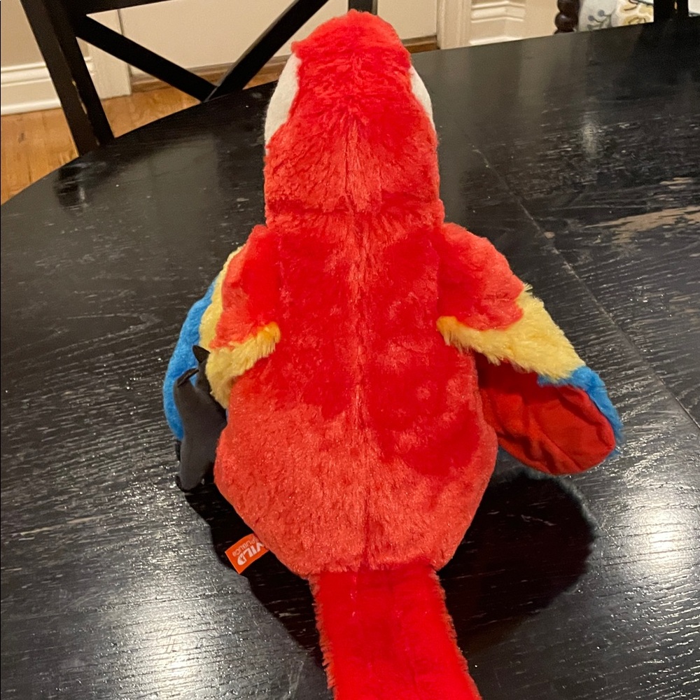 Colorful Plush Parrot Toy - Picture 3 of 5